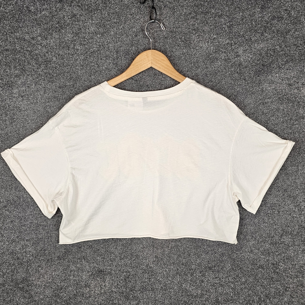 H&M White Tee with Orange and Black Graphic - Picture 7 of 7